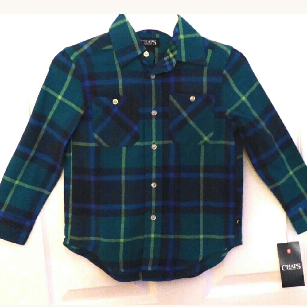 Chaps flannel shirt size 6